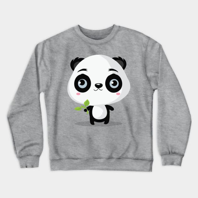 Panda Crewneck Sweatshirt by Mjdaluz